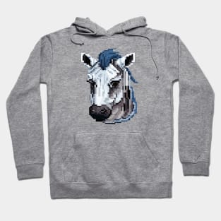 Head animal pixel art Hoodie